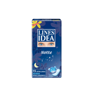 Lines idea notte assorbente anatomico disteso 14 pezzi
