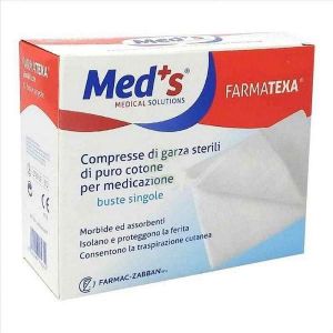 Med's Garza 12/8 Idrofila Tagliata In Compresse Stese 15 X 15 Cm 25 Pezzi