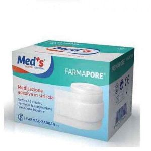 Med's Farmapore Medicazione Autoadesiva Striscia i Cerotto 1 M X 4 Cm