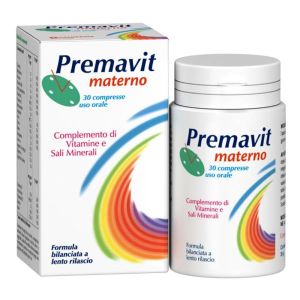 Premavit Materno Integratore Vitamine Sali Minerali 30 Compresse
