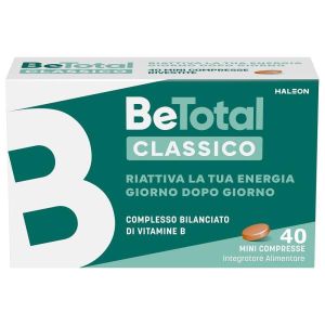 Be-total Integratore Alimentare Vitamina B/b3/b12 Acido Folico Energia per Adulti 40 Compresse