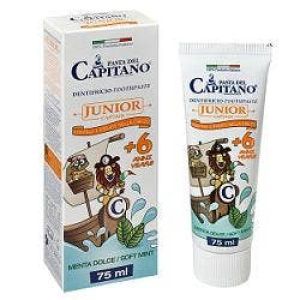 Pasta Del Capitano Dentifricio Junior +6 Anni Menta Dolce 75ml
