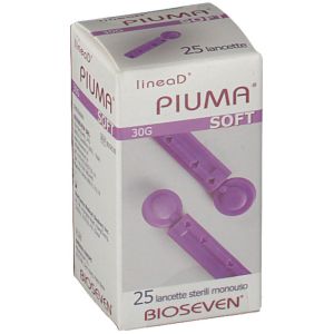 Bioseven Linea D Piuma Soft 25 Lancette Sterili Pungiditog 30