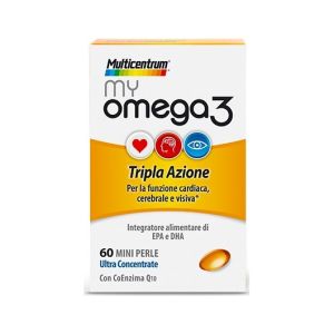 Multicentrum My Omega 3 Integratore di EPA e DHA 60 Perle