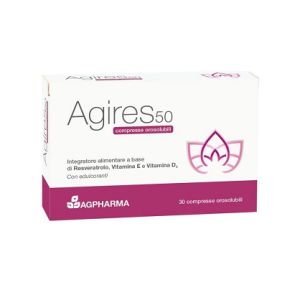 Ag-Res 50 Integratore Menopausa 30 Compresse Orosolubili