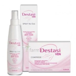 Destasi Ven Promo Kit Gambe Pesanti Spray + Compresse