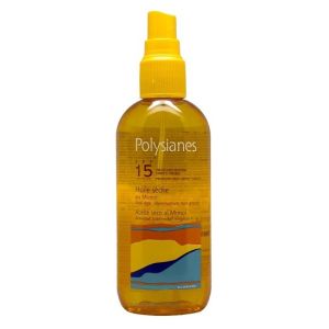 Klorane Polysianes Olio Secco SPF 15 Protezione Corpo e Capelli 150 ml