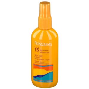 Klorane polysianes latte solare spray spf 15 protezione corpo 125 ml