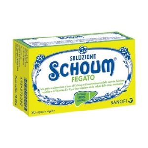 Soluzione Schoum Fegato Integratore Funzione Epatica 30 Capsule