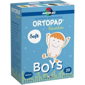 Master-aid Ortopad Soft Boys Cerotto Occlusore Bambini per Terapie Ortottiche Taglia M 20 Pezzi