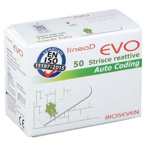 Linea D Strisce Misurazione Glicemia 50 Pezzi Monitoraggio Affidabile