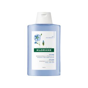 Klorane Fibre di Lino Shampoo Volumizzante Capelli Sottili 400 ml