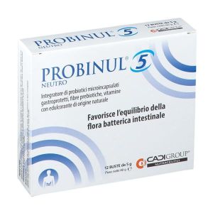 Probinul 5 Neutro Integratore Simbiotico 12 Bustine