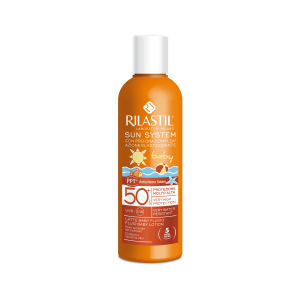 Rilastil sun system baby latte solare fluido spf 50+ protezione bambini 200 ml