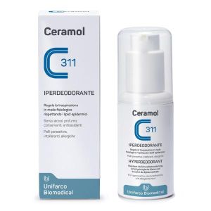 Ceramol Iperdeodorante 75ml - Deodorante Dermatologico Sicuro