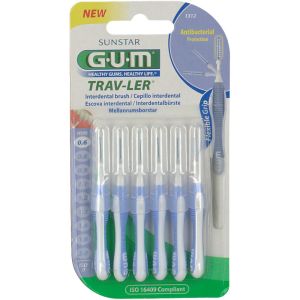 Sunstar gum pennello interdentale 0,6 mm trav-ler 6 uds