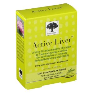 New Nordic Active Liver Integratore Cardo Mariano Fegato 60 Compresse