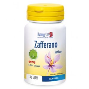 LongLife Zafferano 90mg Integratore Alimentare 60 Capsule	
