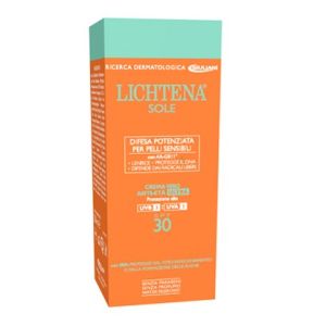 Lichtena Sole Crema Solare Viso Anti Età Ultra SPF 30 Protezione Alta 50 ml