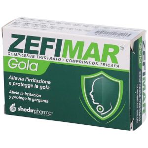 Zefimar Gola Compresse per Irritazione 24 Pezzi