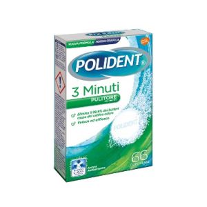 Polident 3 minuti pulitore per protesi e dentiere 66 compresse