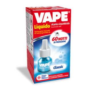 Vape Ricarica Liquida Classic 60 Notti Insetticida 1 Pezzo