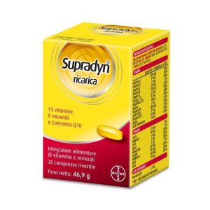 Supradyn Ricarica Integratore Vitamine E Sali Minerali 35 Compresse Rivestite