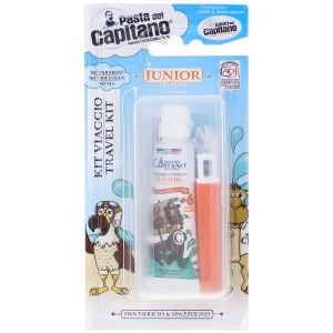 Pasta Del Capitano Kit Viaggio Junior Contenente Dentifricio Junior 20ml + Spazzolino Pieghevole