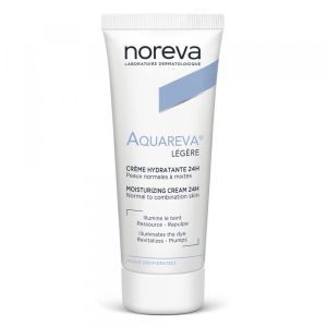 Noreva Aquareva Crema Idratante Leggera 24h Pelle da Normale A Secca 40ml