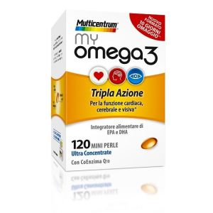 Multicentrum My Omega 3 Integratore di EPA e DHA 120 Perle