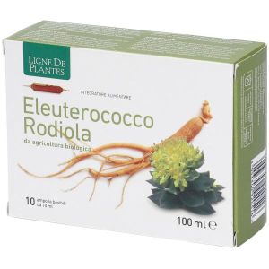 Eleuterococco Rodiola Biologico 10 Ampolle Bevibili da 10ml