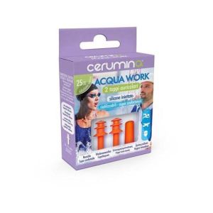 Cerumina Acqua Work Tappi Auricolari In Silicone Iniettato 2 Pezzi