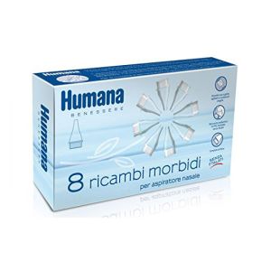 Humana Baby Set Ricambi Morbidi Aspiratore Nasale 8 Pezzi