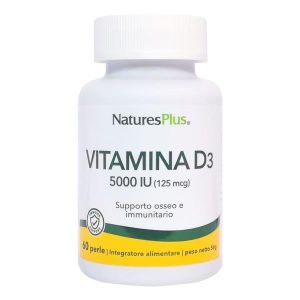 Nature's Plus Vitamina D3 5000 Ui Integratore 60 Capsule