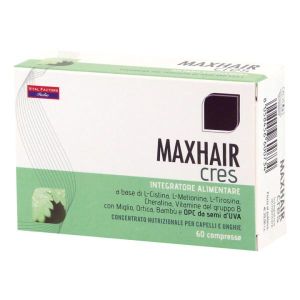 Maxhair Cres Integratore Capelli e Unghie 60 Compresse