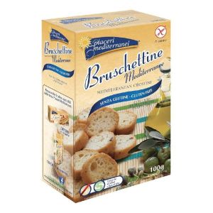 Piaceri Mediterranei Bruschettine Mediterranee Senza Glutine 100g
