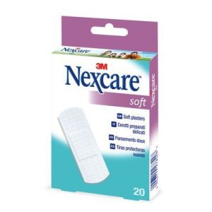 Nexcare Soft Active Cerotti Preparati Delicati 25x72 mm 20 Pezzi