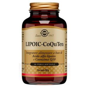 Solgar Lipoic-coquten Integratore Antiossidante 60 Perle