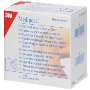 3m™ Medipore™ Cerotto per Fissaggio In Tessuto Non Tessuto 5 Cm X 10 M