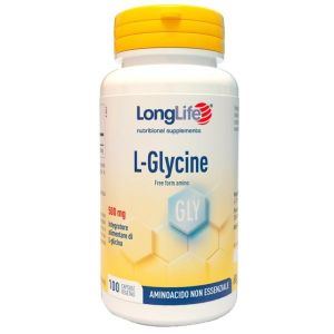 Longlife L-glycine 500mg 100 Capsule Vegetali
