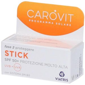 Carovit Stick Trasparente Zone Sensibili Spf50+ 4ml