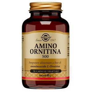 Solgar Amino Ornitina 500 50 Capsule Vegetali