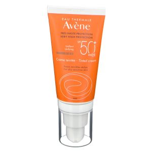 Avène Solare Crema Viso Colorata SPF 50+ Protezione Molto Alta 50 ml
