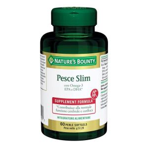 Nature's Bounty Nature-pesce Slim Integratore Omega-3 Epa e Dha 60 Perle Softgels