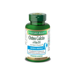 Nature's Bounty Osteo e Vita D3 Integratore Muscoli e Ossa 60 Tavolette