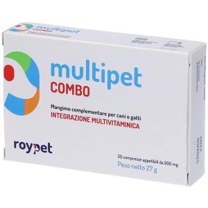 Multipet Combo Integratore Vitaminico per Cani e Gatti 30 Compresse