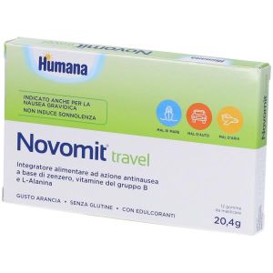 Novomit Travel 12 Gomme da Masticare Gusto Arancianovomit Travel 12 Gomme da Masticare Gusto Arancia