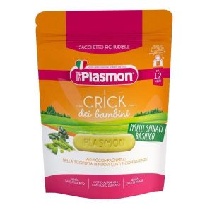 Plasmon Crick Piselli Spinaci Basilico 100g 12 Mesi+