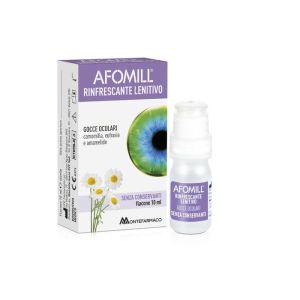 Afomill Rifrescante Lenitivo Gocce Oculari 10ml Sollievo Occhi