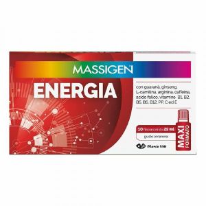 Massigen Energia Integratore Tonico Energetico 10 Flaconcini